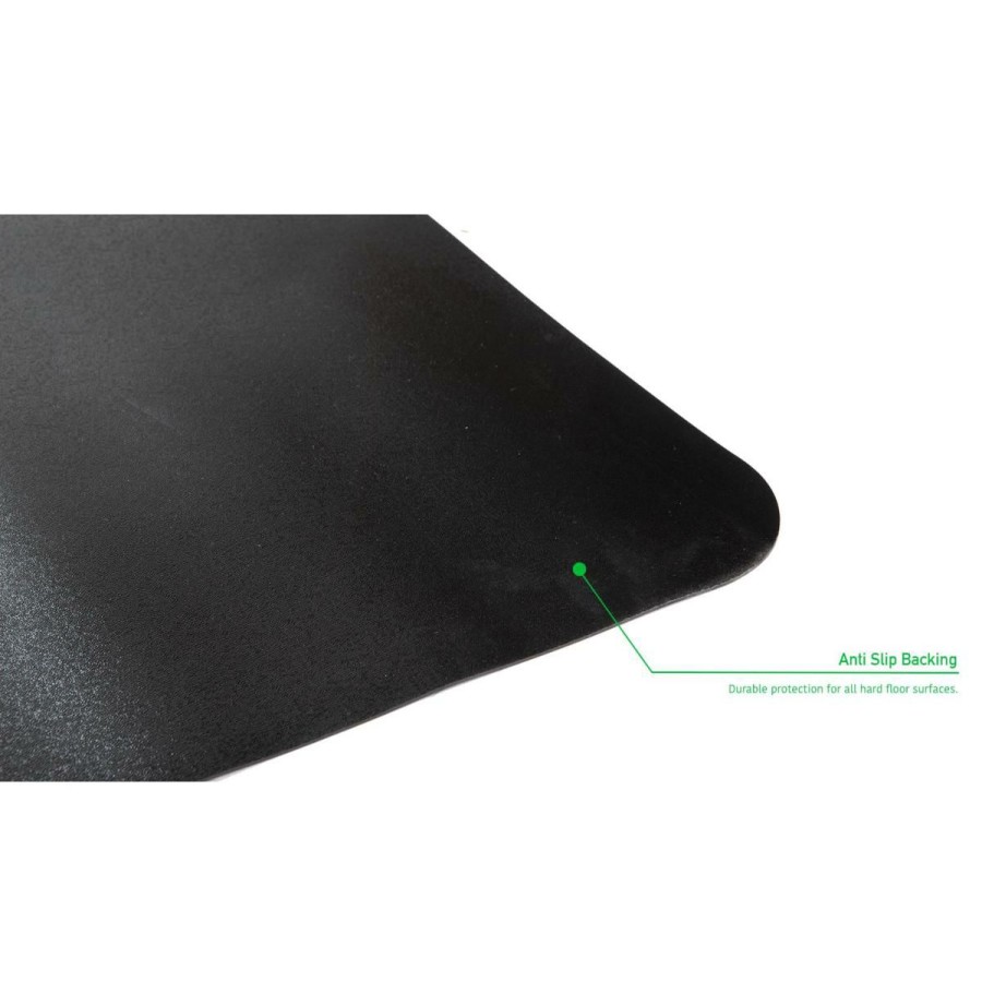 Furniture * | Excellent Mind Reader 36 X 48 Office Chair Mat For Hardwood Floors Black