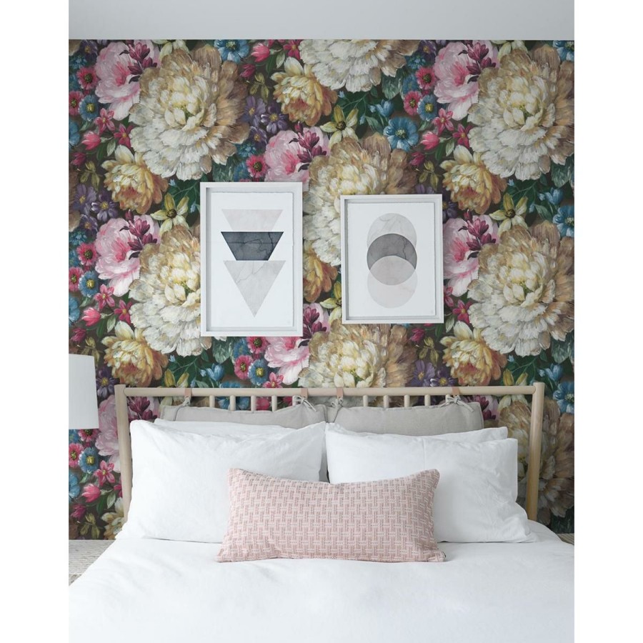 Wall Decor * | Excellent Nextwall Peel And Stick Wallpaper Blooming Floral