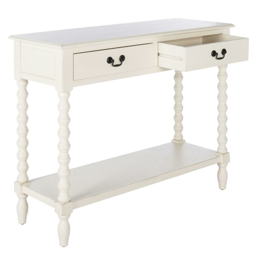 Furniture * | Safavieh Athena 2-Drawer Console Table Half Price