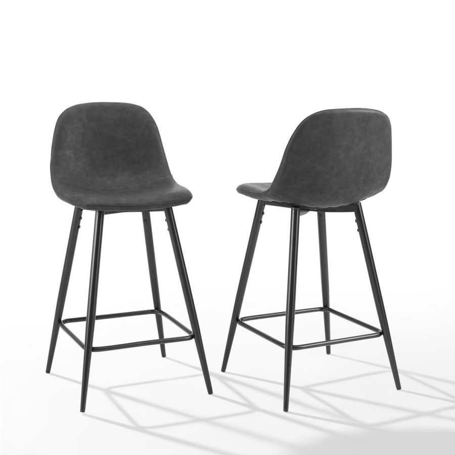 Furniture * | Limit Offer Crosley Weston 2-Piece Counter Stool Set