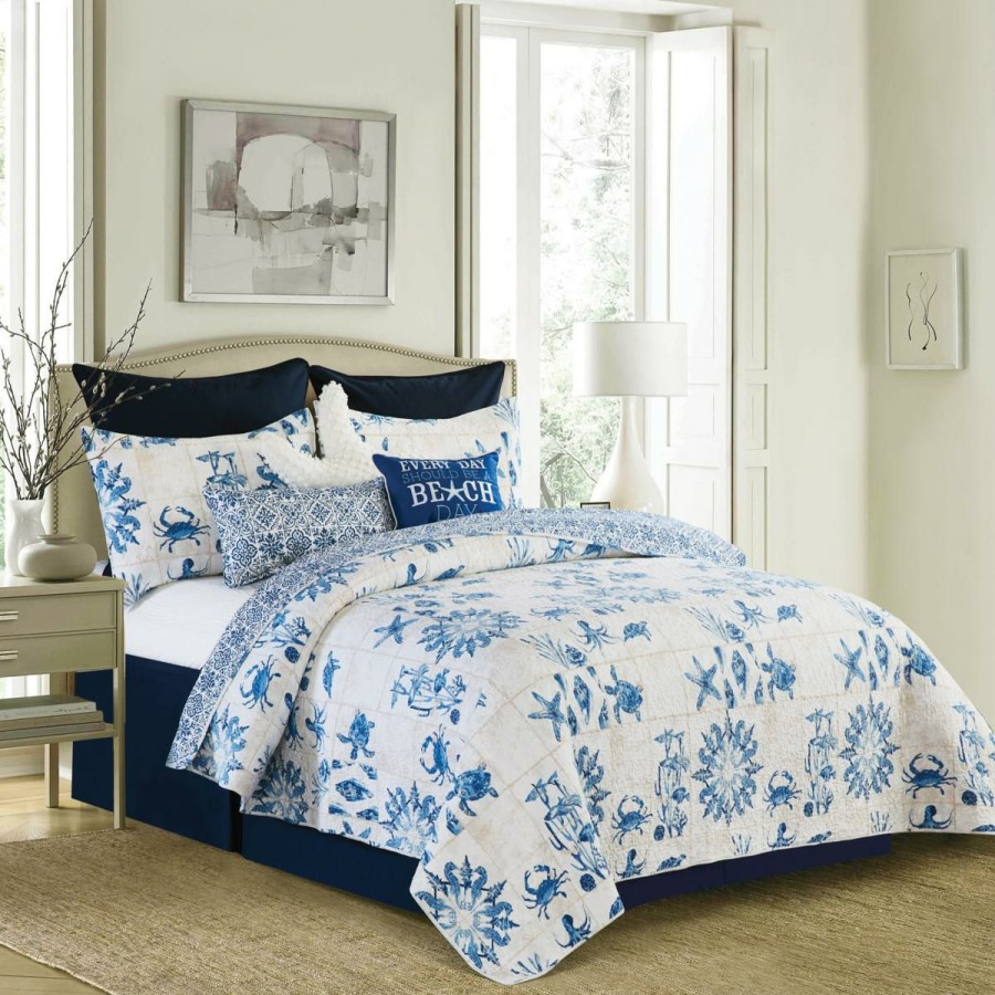 Quilts & Bedspreads * | Casablanca Bay Full/Queen Quilt Set Online Discount