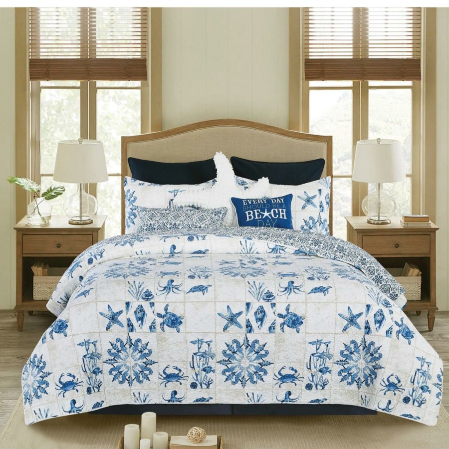 Quilts & Bedspreads * | Casablanca Bay Full/Queen Quilt Set Online Discount