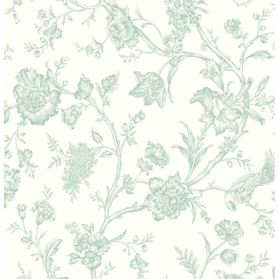 Wall Decor * | Glamor Model Nextwall Peel And Stick Wallpaper Jasmine Chinoiserie