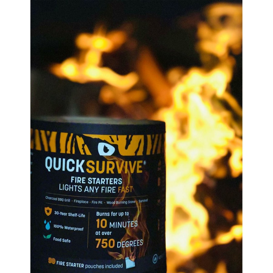 Home Improvement * | Quicksurvive Weatherproof Instant Fire Starters 62-Pack At Lower Price