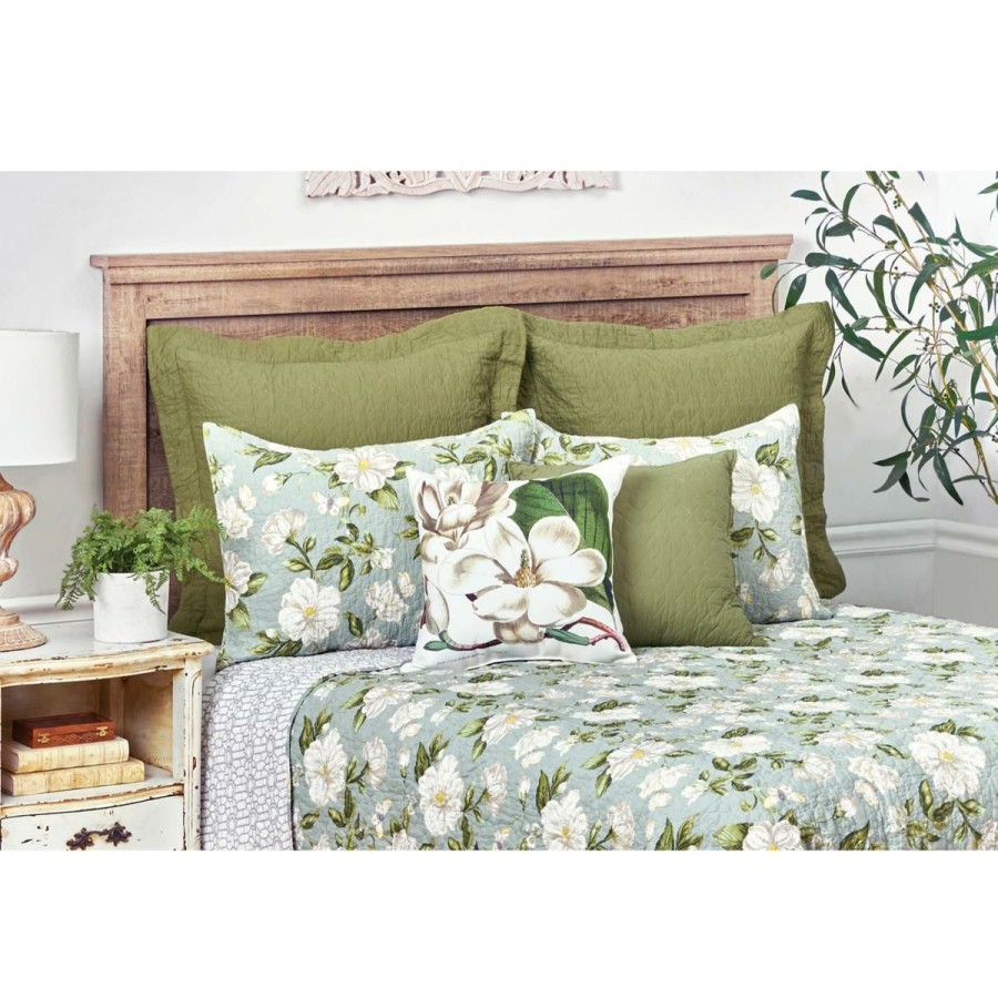 Quilts & Bedspreads * | Top Selling C&F Home Magnolia Garden Quilt Set King