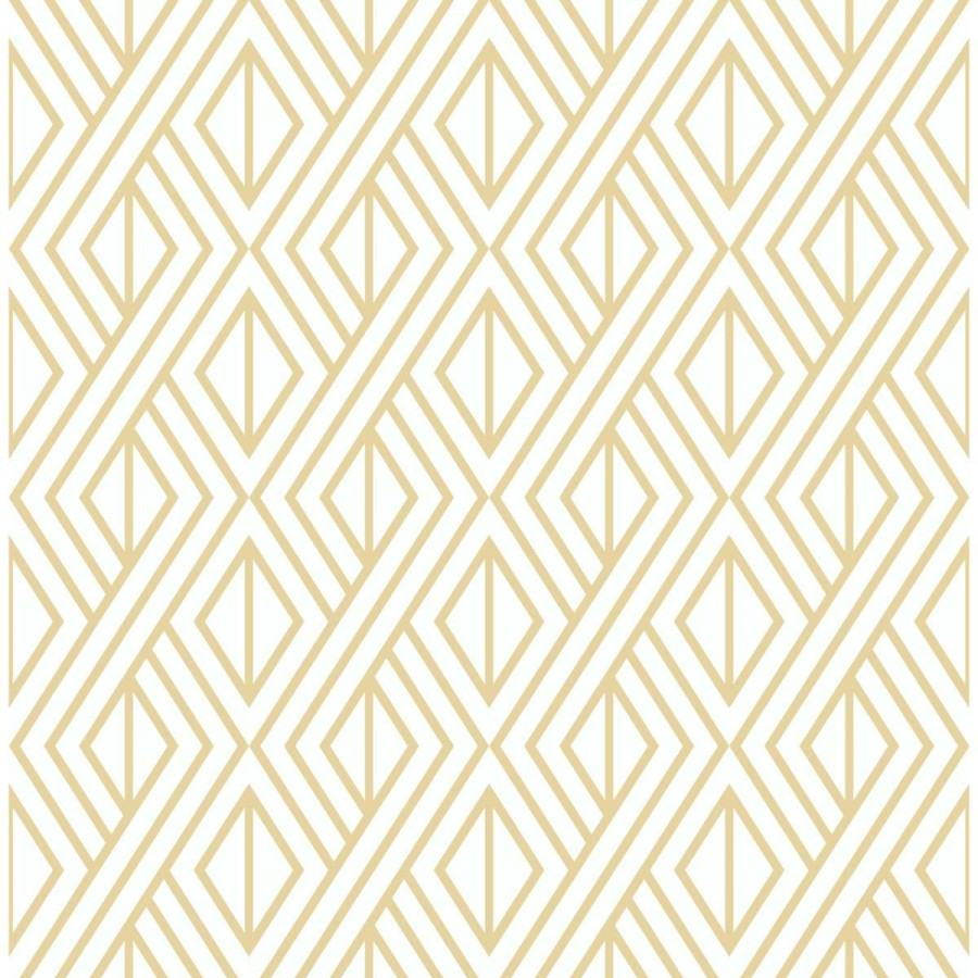 Wall Decor * | Reduced Price Nextwall Diamond Geometric Peel And Stick Wallpaper