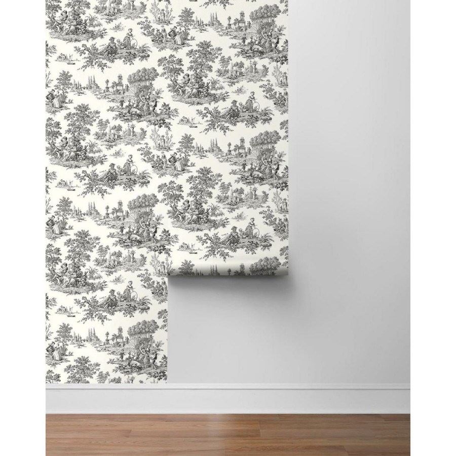 Wall Decor * | Cut Price Nextwall Peel And Stick Wallpaper Chateau Toile