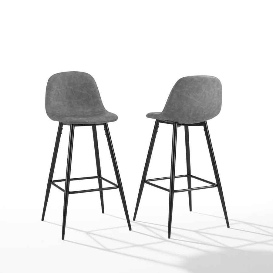 Furniture * | High Quality Crosley Weston 2-Piece Bar Stool Set