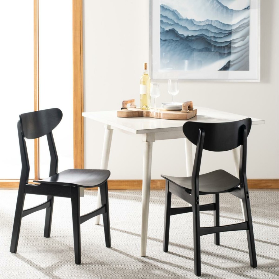 Furniture * | Safavieh Lucca Retro Dining Chair 2-Pack Simple Drawing