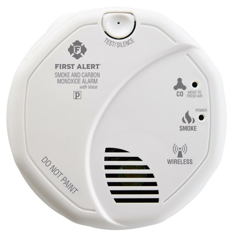 Home Improvement * | First Alert Sco501 Wireless Interconnected Combo Smoke And Co Alarm Exclusive Design