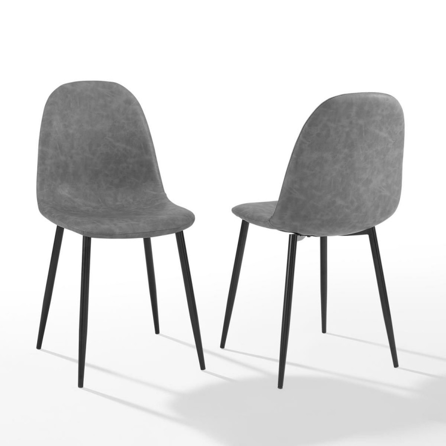 Furniture * | The Latest Fashion Crosley Weston 2-Piece Dining Chair Set