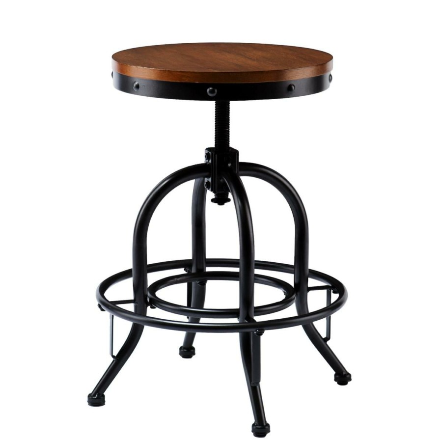 Furniture * | Italia Industrial Adjustable Stool At The Best Price