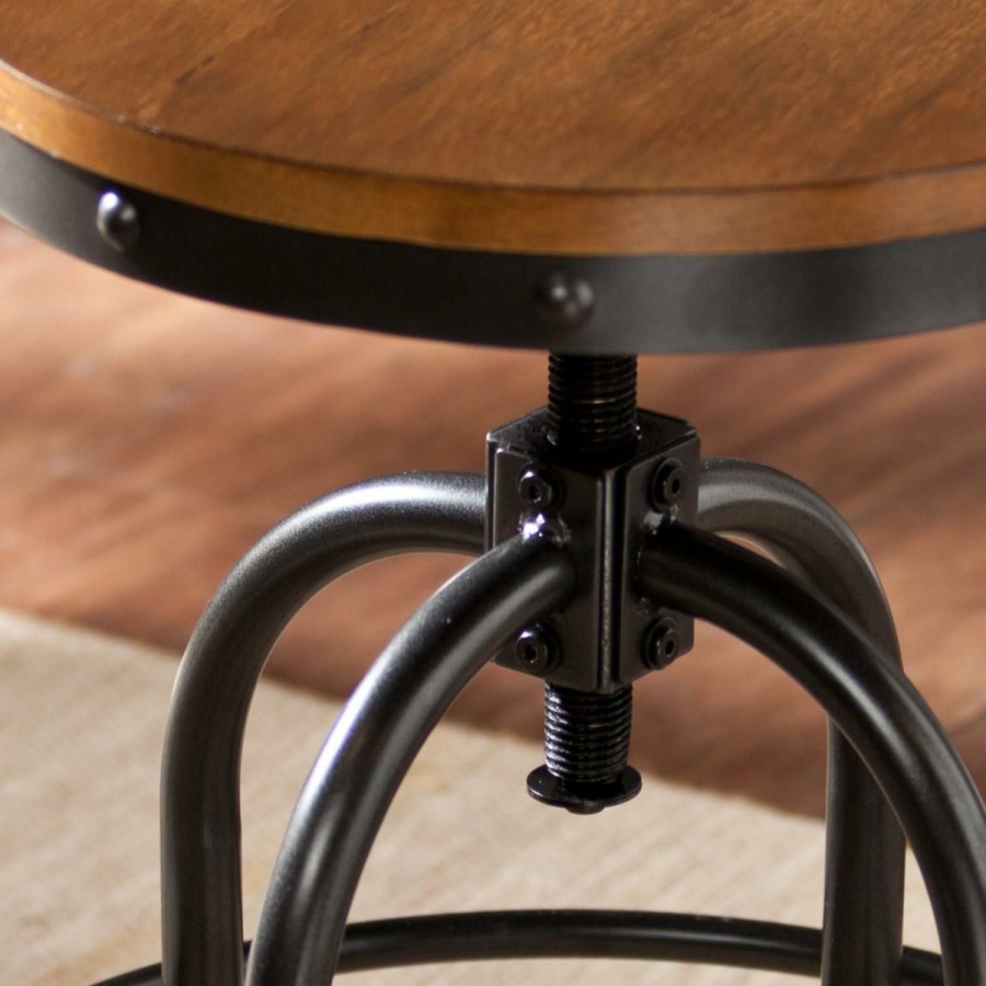 Furniture * | Italia Industrial Adjustable Stool At The Best Price