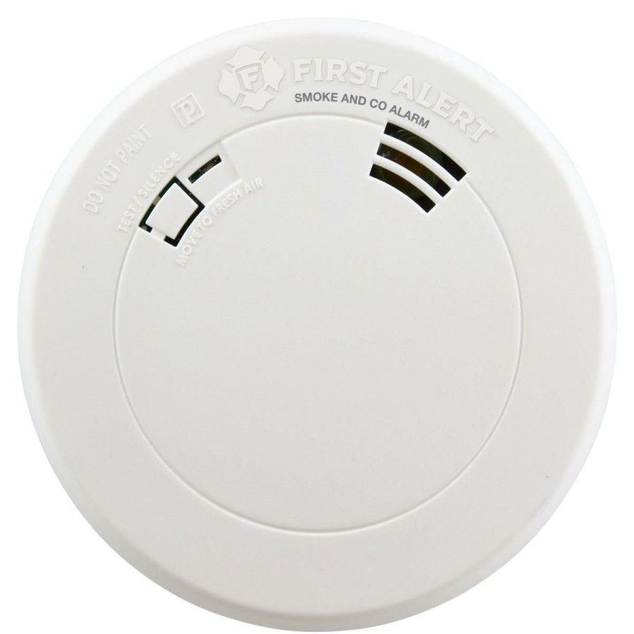 Home Improvement * | First Alert Pr710 Battery-Operated Photoelectric Smoke Alarm 3 Pack Top Selling