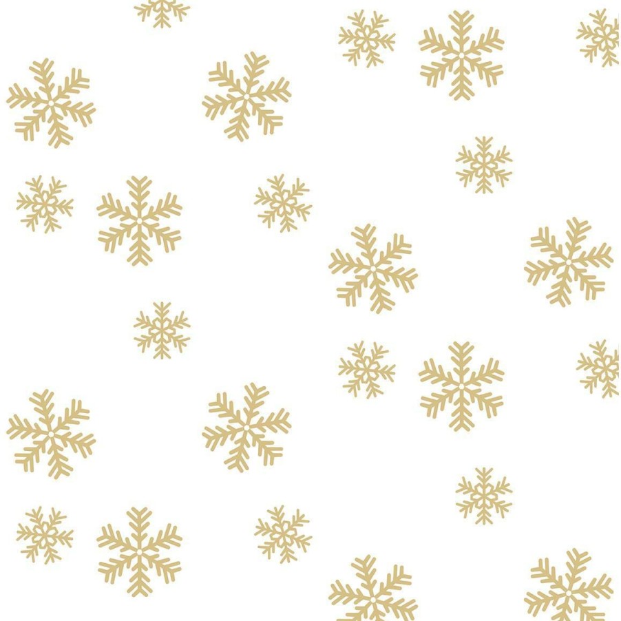 Wall Decor * | Affordable Price Nextwall Peel And Stick Wallpaper Snowflakes