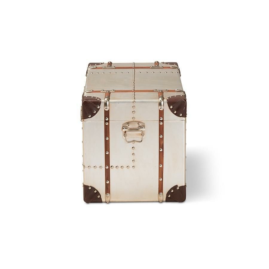 Furniture * | Bechet Metal Storage Trunk Limited Edition