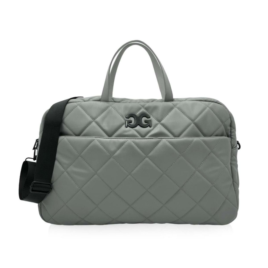 Luggage & Travel Accessories * | Gilda Paris Quilted Weekender Bag Top Selling