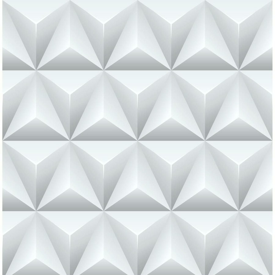 Wall Decor * | High Quality Nextwall Peel And Stick Wallpaper Triangle Origami