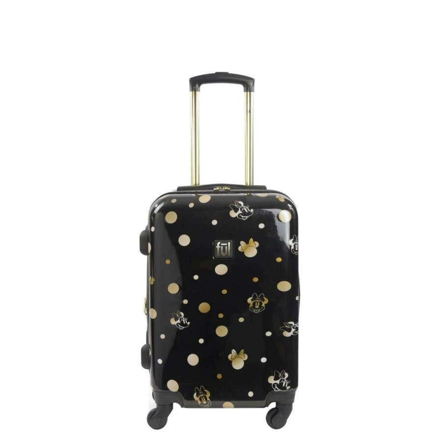 Luggage & Travel Accessories * | Disney Ful Golden Minnie 21 Expandable Luggage Spinner At The Best Price