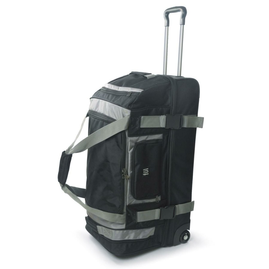 Luggage & Travel Accessories * | Ful Rig 30 Rolling Duffel Bag Black Excellent Quality