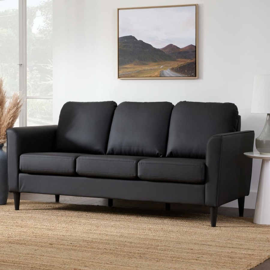 Furniture * | Attractive Model Brookside Clara 73" Upholstered Curved Arm Sofa