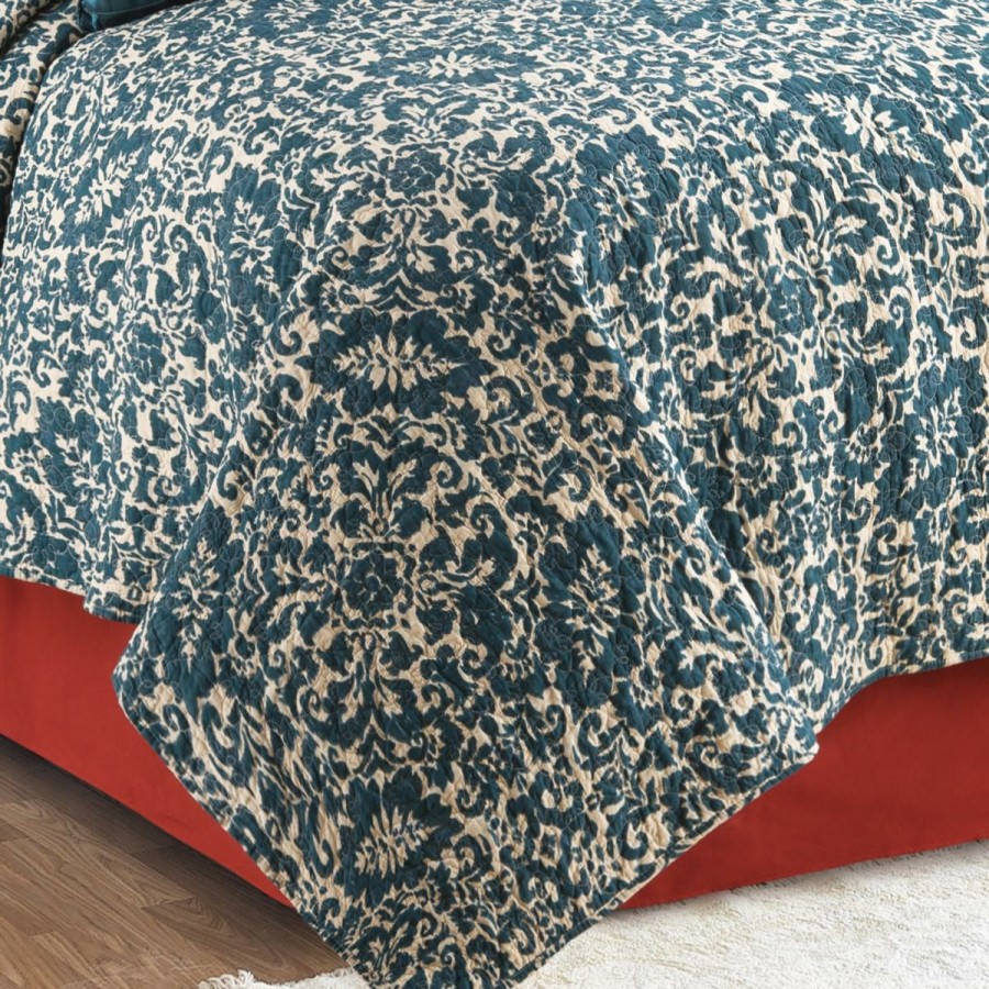 Quilts & Bedspreads * | Outlet Madison Adriatic Full/Queen Quilt Set