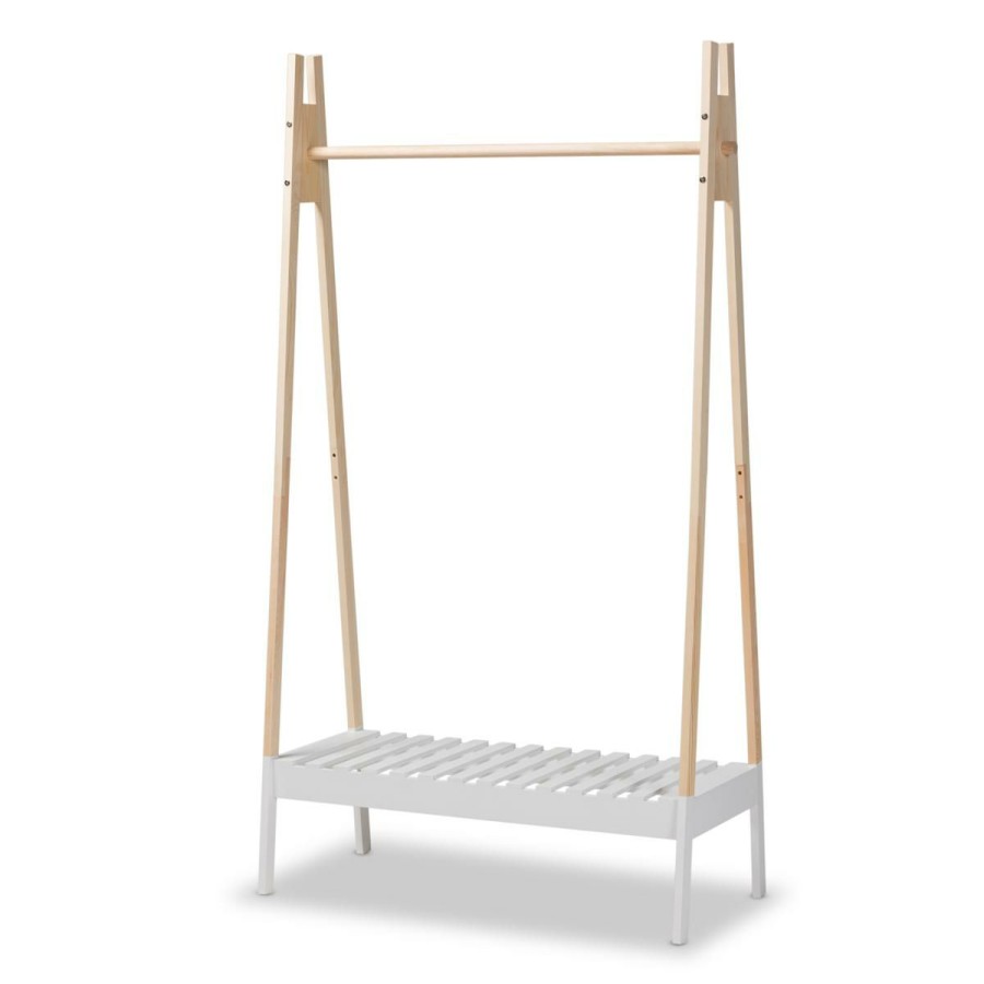 Furniture * | Wholesale Interiors Raylyn Modern And Contemporary Coat Hanger Simple Drawing