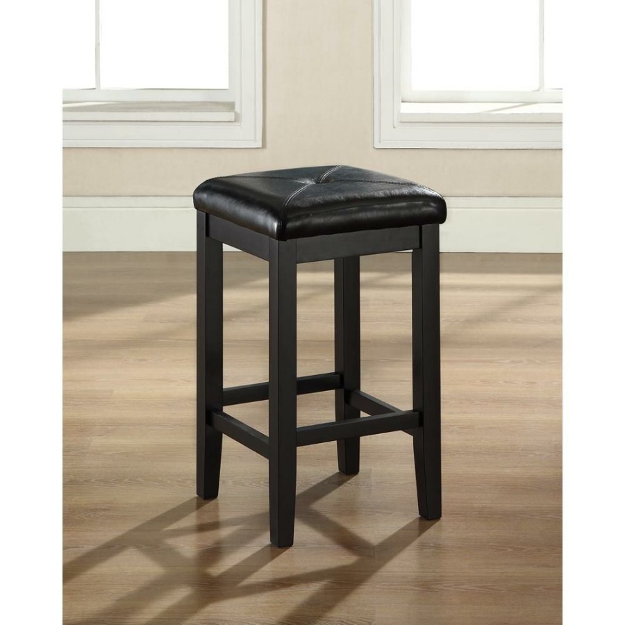 Furniture * | Affordable Price 24 Upholstered Square Stool