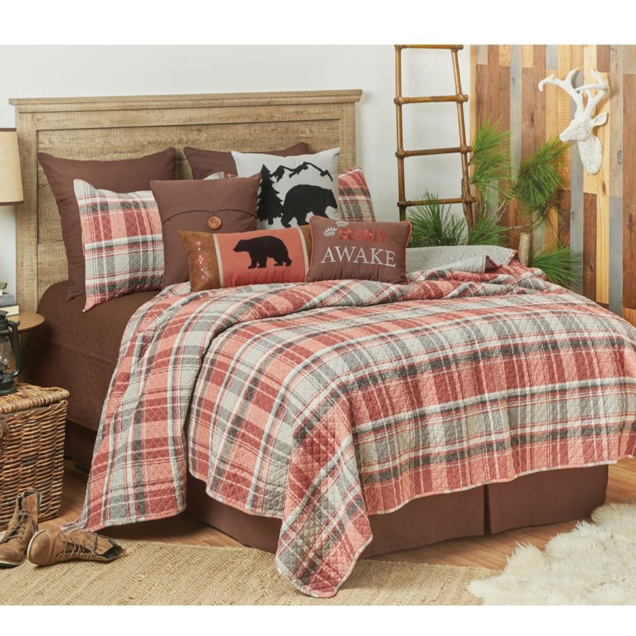 Quilts & Bedspreads * | Limit Offer C&F Home Saffron Plaid Twin 2-Piece Quilt Set