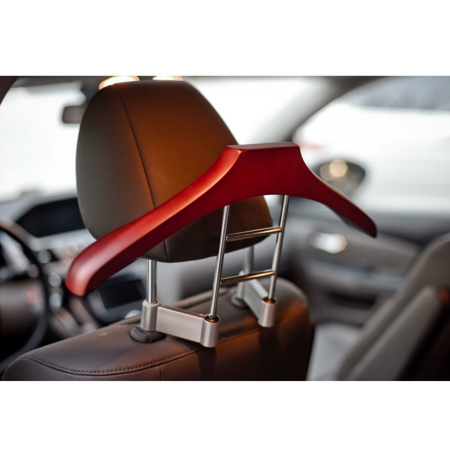 Home Improvement * | Maxsa Innovations Car Butler Wood Hanger Brown Promotions