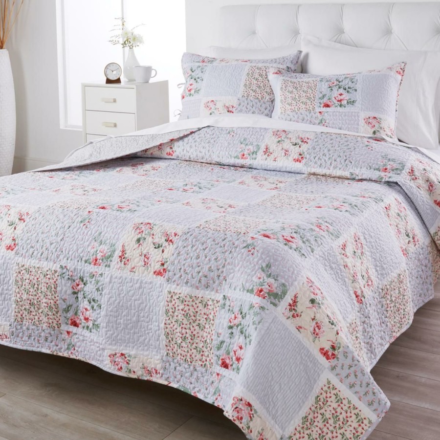 Quilts & Bedspreads * | Emryn House 100% Cotton Patchwork Quilt Set Typical Style