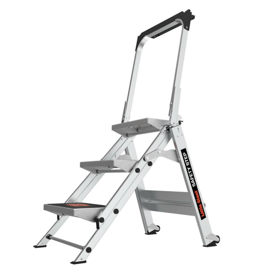 Home Improvement * | Little Giant Safety Step 3 Ladder With Bar At Lower Price