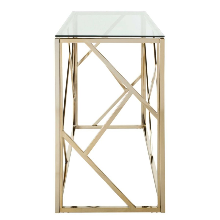 Furniture * | Safavieh Namiko Console Table Absolute Quality Clear