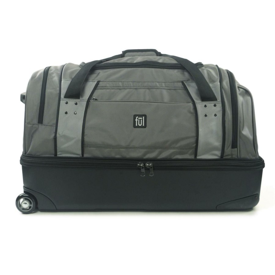 Luggage & Travel Accessories * | Ful Workhorse 30 Rolling Duffel Bag With Retractable Handle,Black Original Model