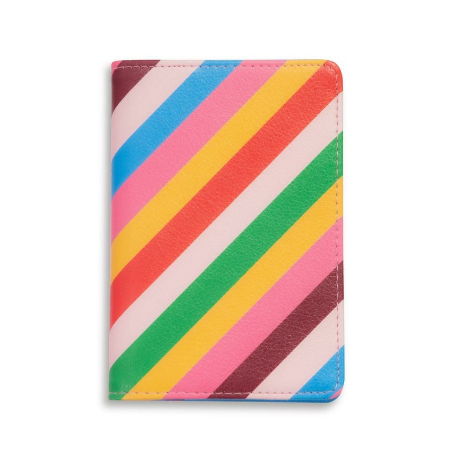 Luggage & Travel Accessories * | Ban.Do Getaway Passport Holder, Rainbow Stripe Online Discount