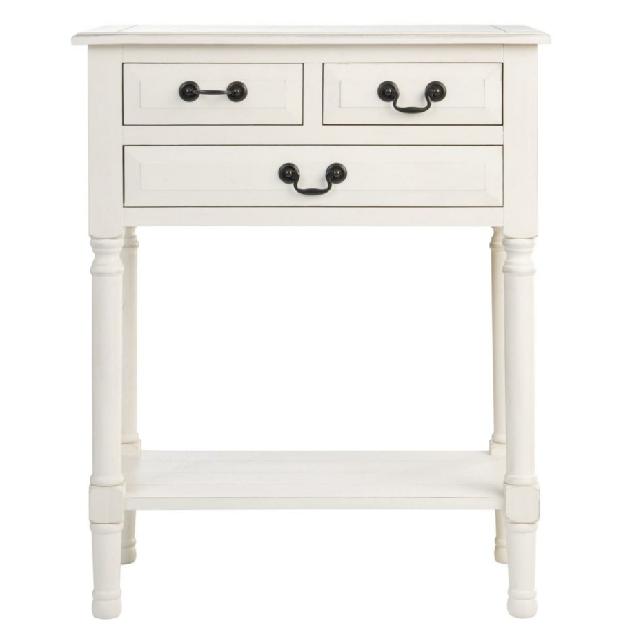 Furniture * | Glamor Model Safavieh Primrose 3-Drawer Console Table