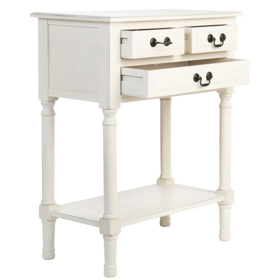 Furniture * | Glamor Model Safavieh Primrose 3-Drawer Console Table