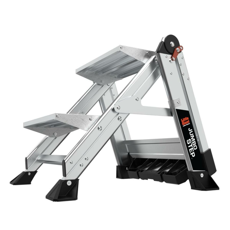 Home Improvement * | Little Giant Jumbo Step 2 Step Ladder Good Quality