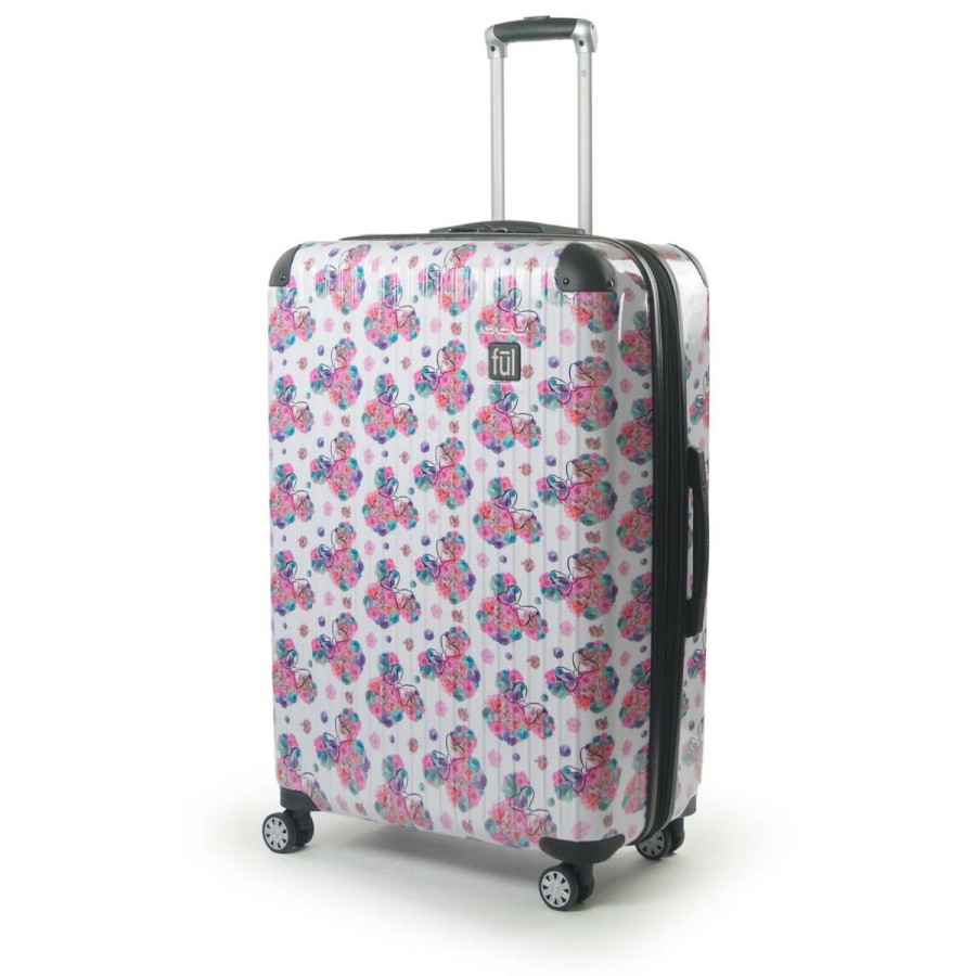 Luggage & Travel Accessories * | Ful Disney Minnie Mousefloral 29 Printed Hard-Sided Rolling Luggage At Unbeatable Price