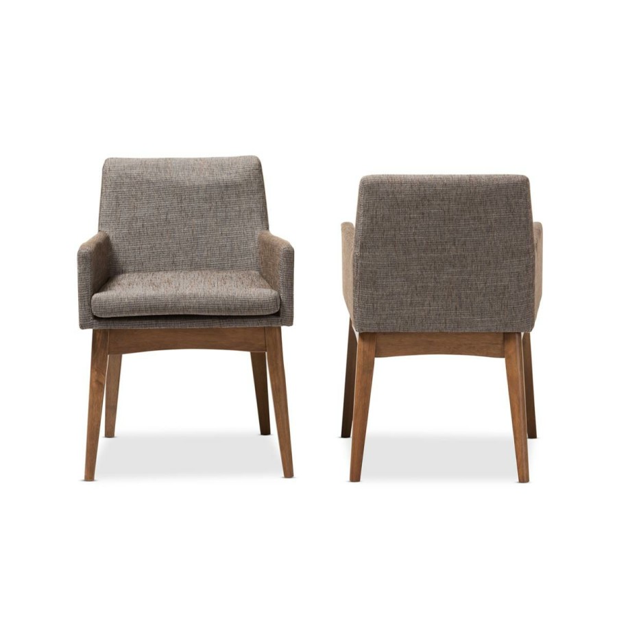 Furniture * | Top Selling Nexus Upholstered 2-Piece Arm Chair Set