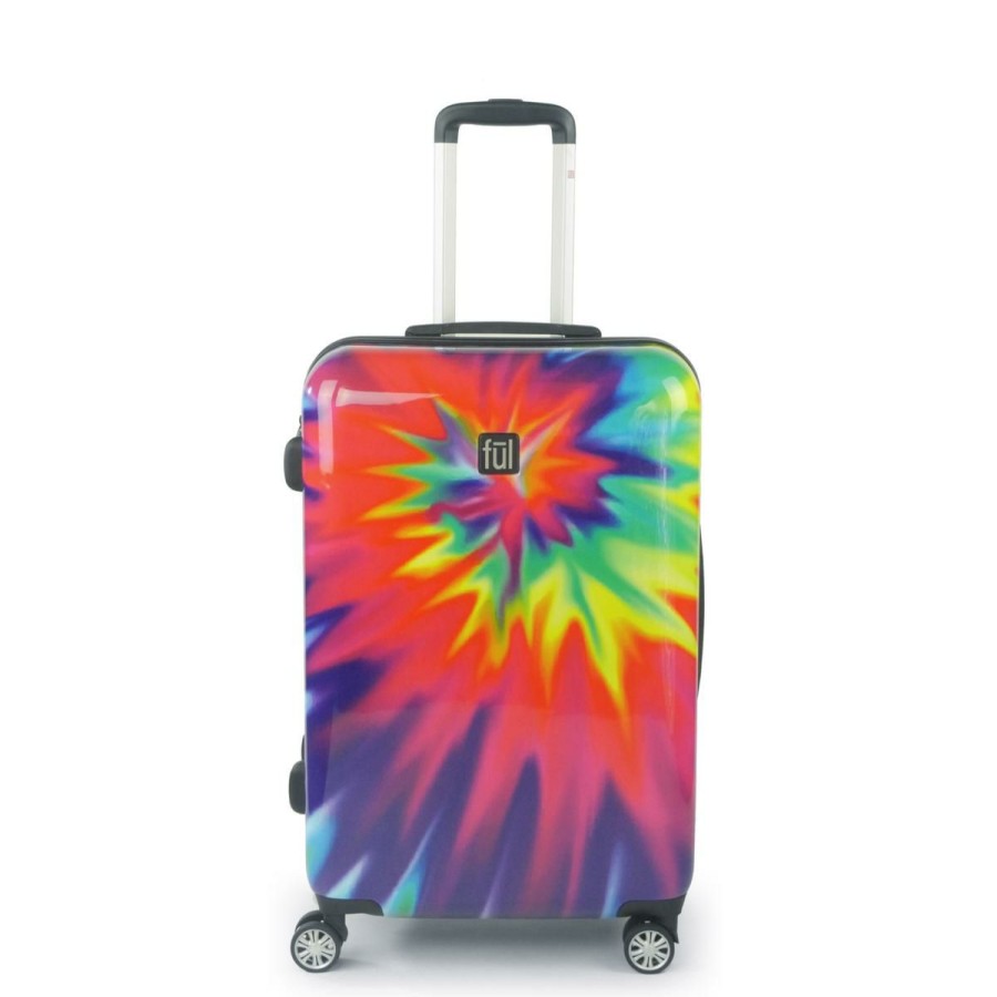 Luggage & Travel Accessories * | Ful Tie Dye 24 Spinner Rolling Abs Hard-Case Suitcase Attractive Model