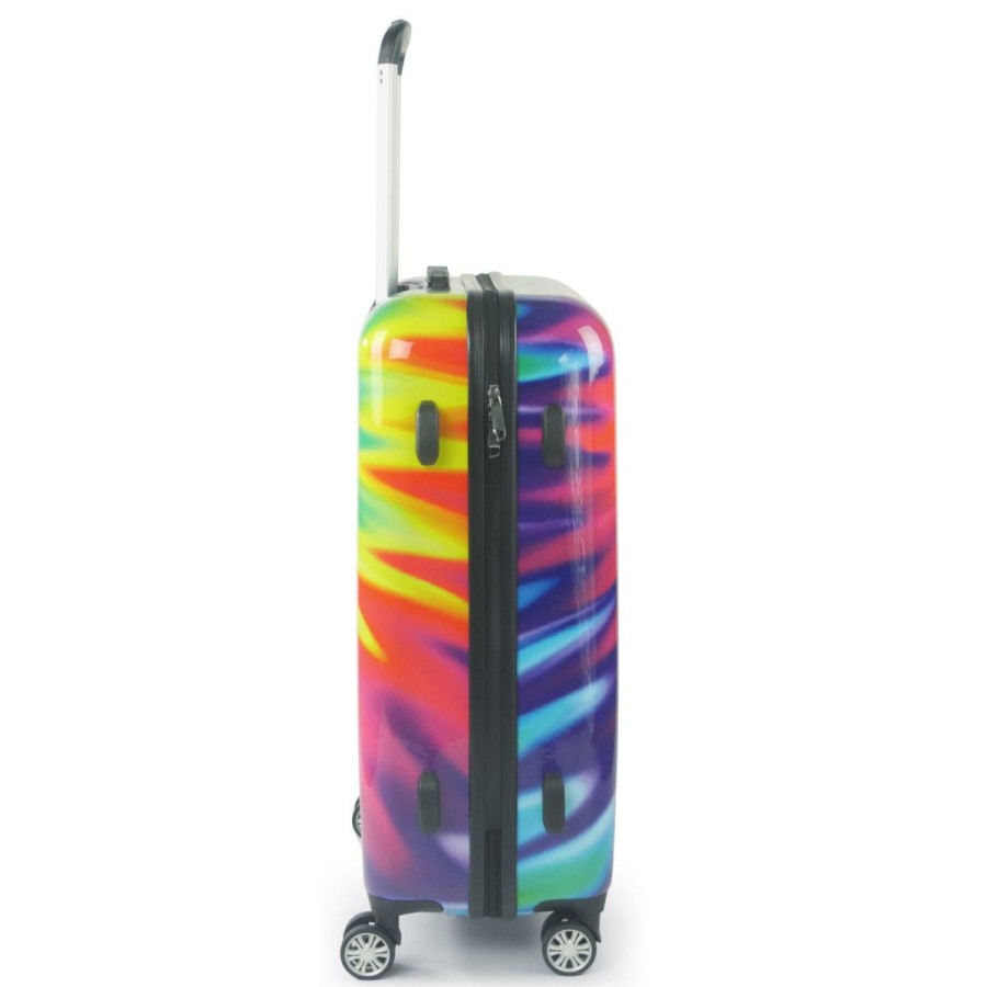 Luggage & Travel Accessories * | Ful Tie Dye 24 Spinner Rolling Abs Hard-Case Suitcase Attractive Model