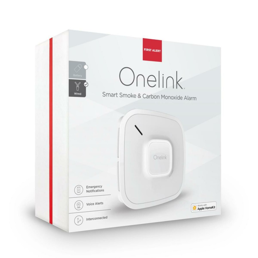 Home Improvement * | First Alert Onelink Smart Combo Smoke&Co Alarm, Hardwire&Battery Excellent Quality