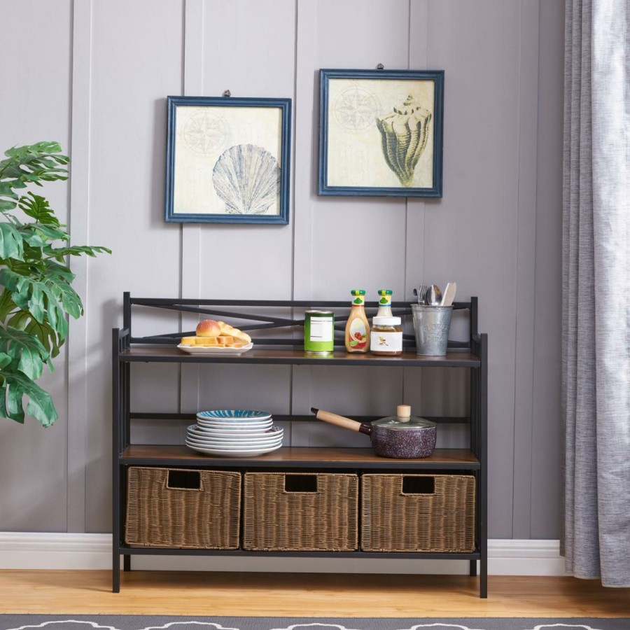 Furniture * | Darien Bakers Rack Sideboard Online Discount