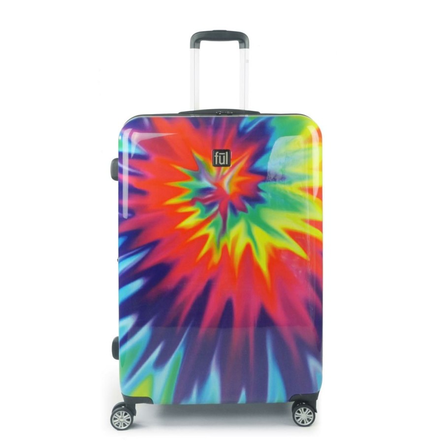 Luggage & Travel Accessories * | Ful Tie Dye 28 Expandable Spinner Rolling Abs Hard-Case Suitcase At Lower Price