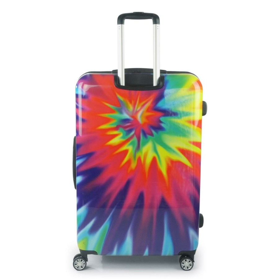 Luggage & Travel Accessories * | Ful Tie Dye 28 Expandable Spinner Rolling Abs Hard-Case Suitcase At Lower Price