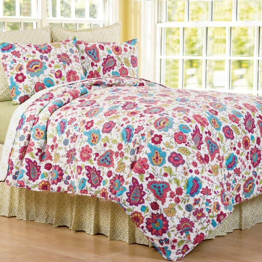 Quilts & Bedspreads * | Absolute Quality Teagan Full/Queen 3 Piece Quilt Set