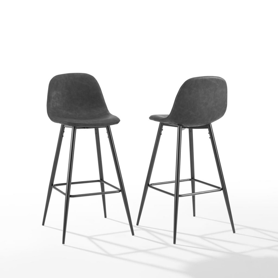 Furniture * | Outlet Crosley Weston 2-Piece Bar Stool Set