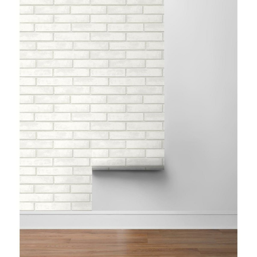 Wall Decor * | Cheap Nextwall Peel And Stick Wallpaper Monarch Brick Screen Printed