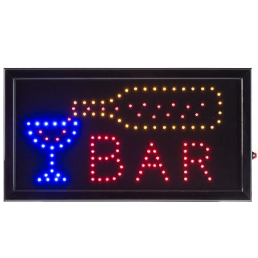 Wall Decor * | Limit Offer Lavish Home Neon Electric Led Bar Sign With Animation